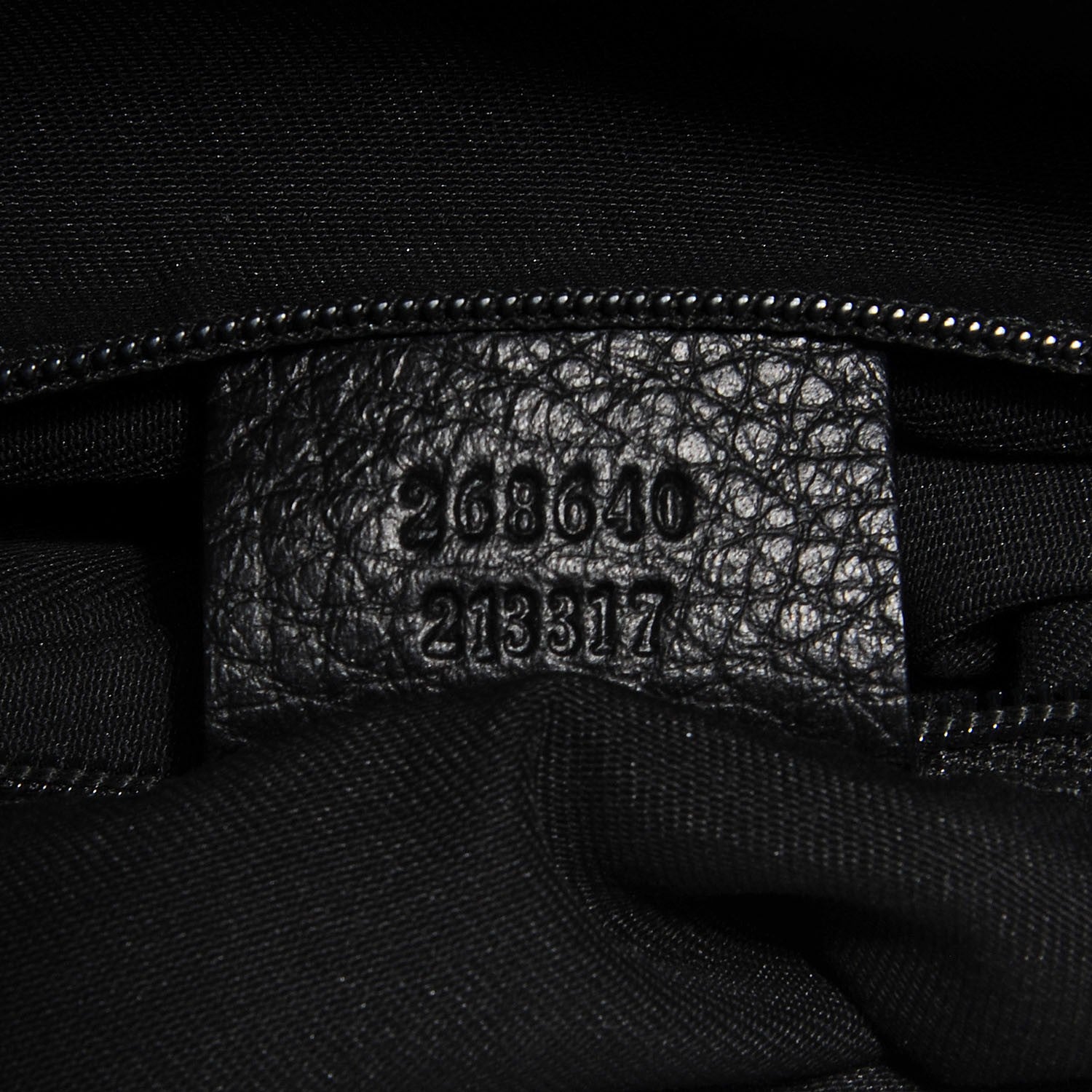 Gucci Denim Monogram Medium Abbey Tote Black 7 of 9