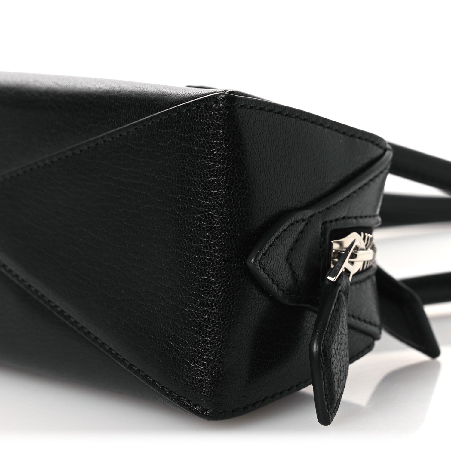 Alaia Shiny Goatskin Small Le Teckel Bag Black Black 10 of 11