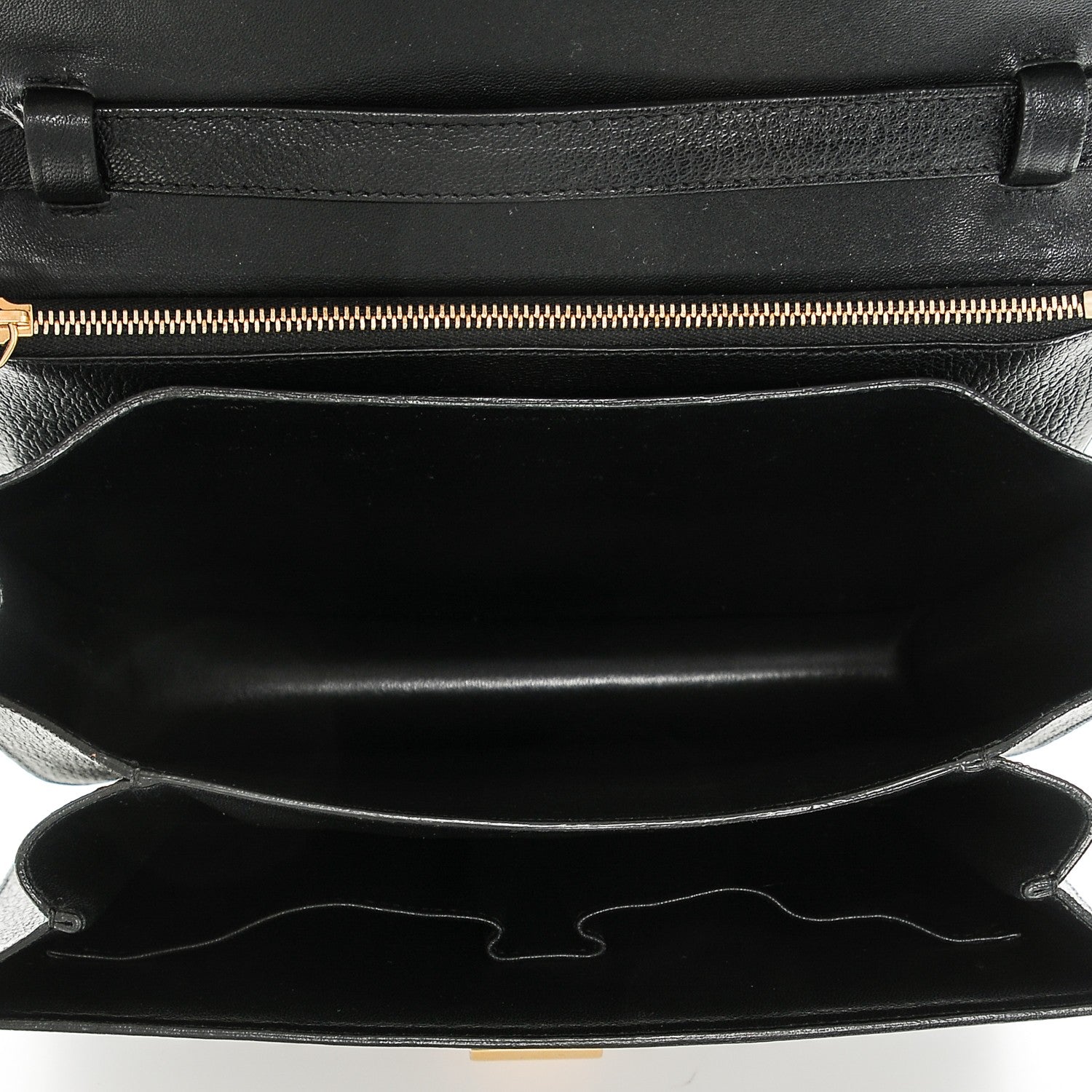 Celine Goatskin Medium Classic Box Flap Bag Black 5 of 7