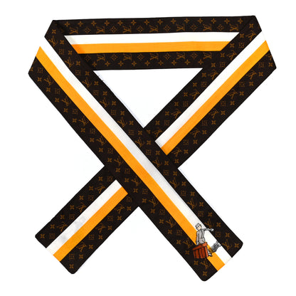 Louis Vuitton Cotton Monogram Groom Bandeau Scarf 1 of 3