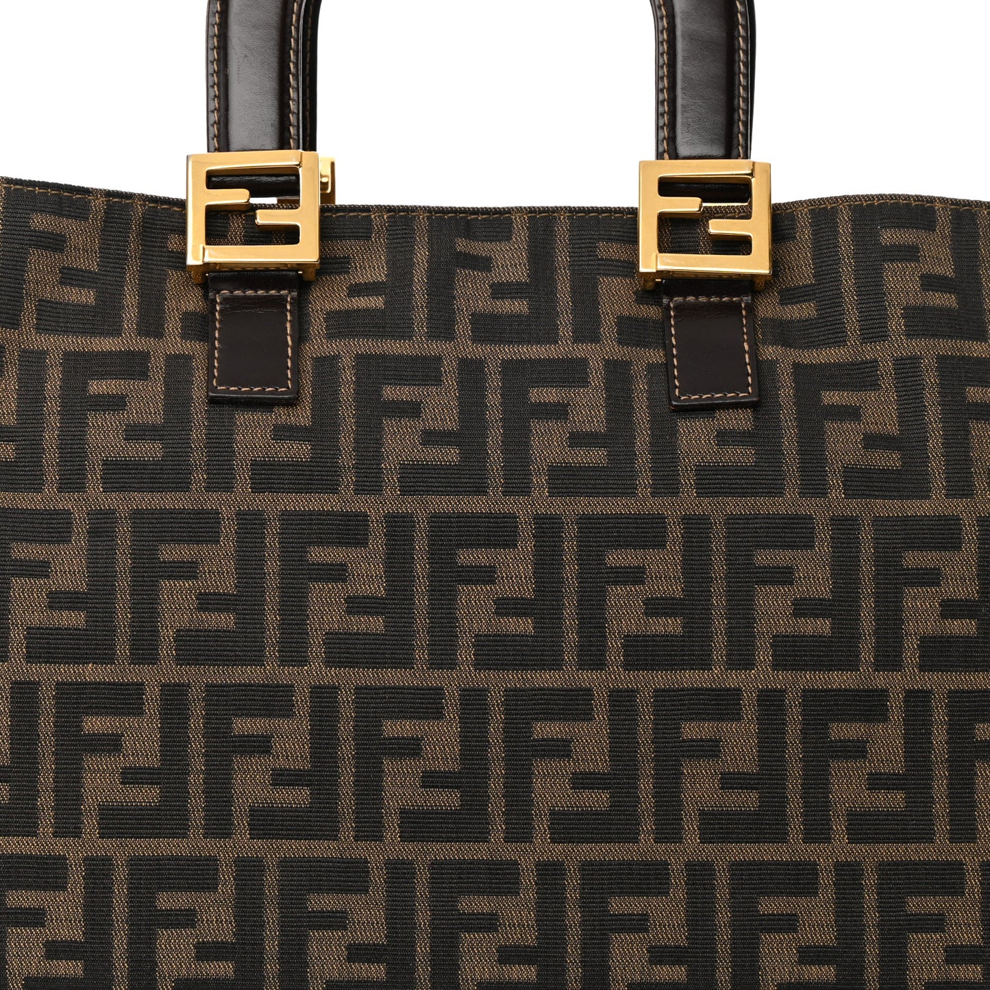 Zucca Top Handle Tote Tobacco