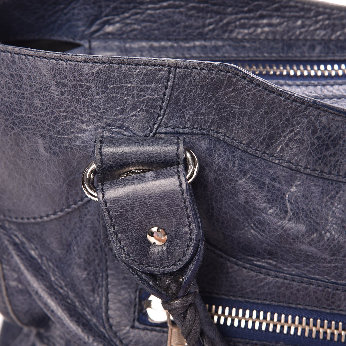 Agneau Giant 21 Silver Hardware City Bleu Roi