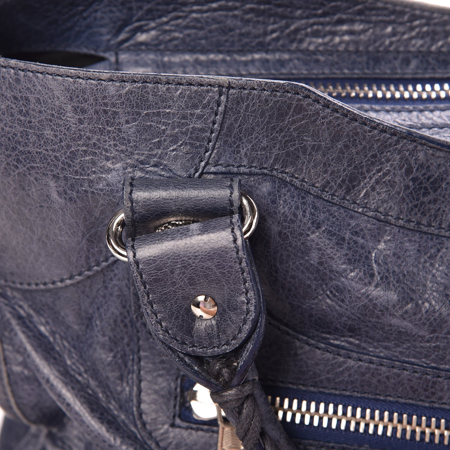 Balenciaga Agneau Giant 21 Silver Hardware City Bleu Roi 17 of 19