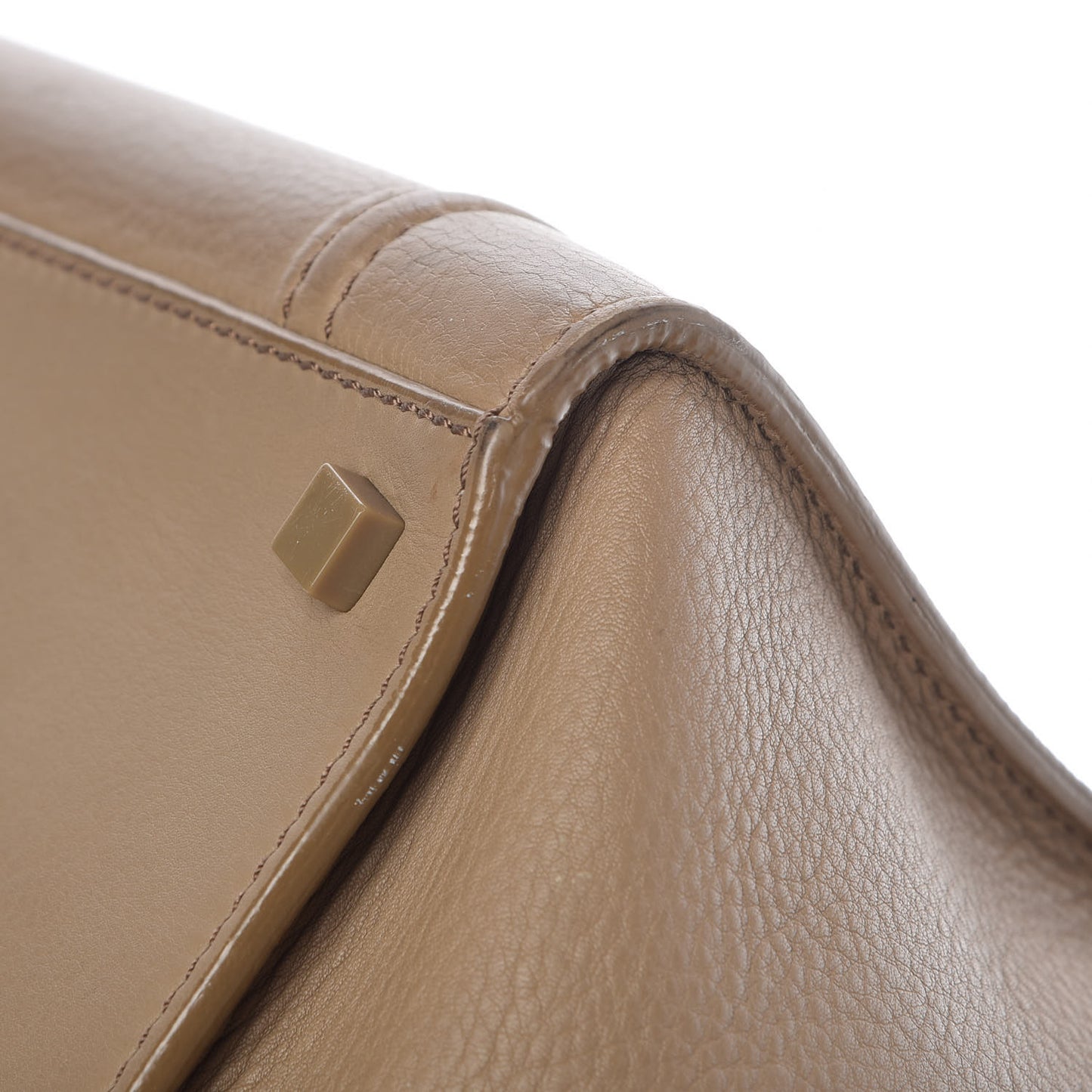 Supple Calfskin Medium Phantom Luggage Beige