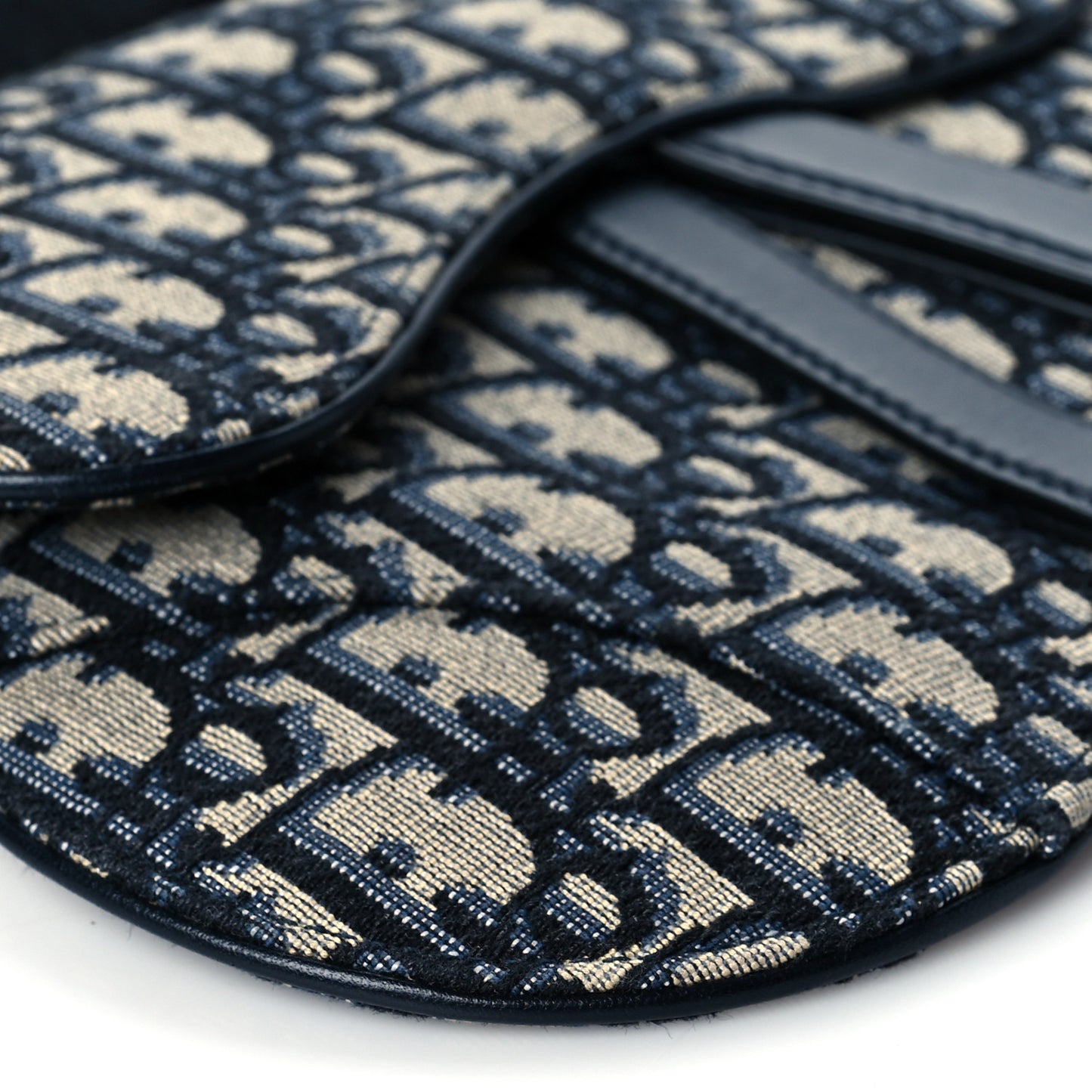 Oblique Saddle Belt Pouch Blue