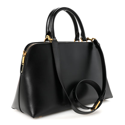 Saint Laurent Calfskin Sac De Jour Duffle Top Handle Black 5 of 17