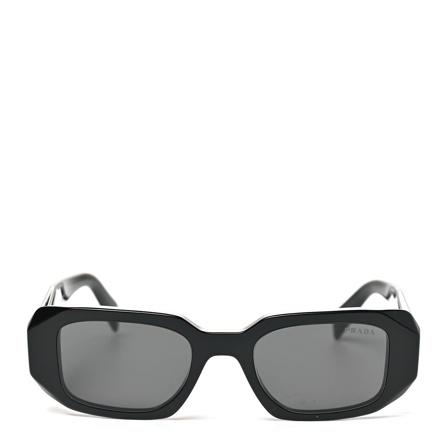 Prada Acetate Symbole Sunglasses SPR 17W Black 2 of 7