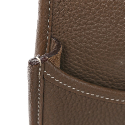 Hermes Taurillon Clemence Evelyne III GM Etoupe 12 of 13