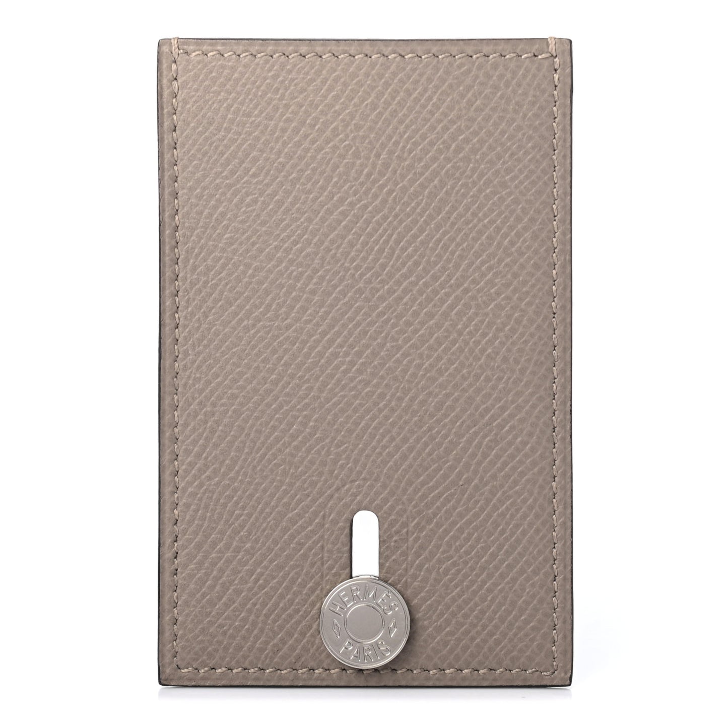 Epsom Diabolo Card Holder Case Gris Asphalt