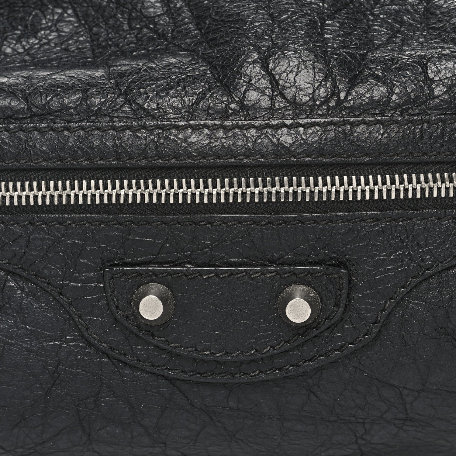 Balenciaga Lambskin Classic Hardware Neo Lift Hip Bag Black 9 of 11