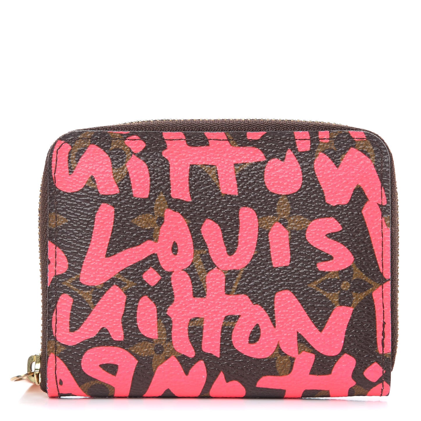 Monogram Graffiti Zippy Coin Purse Fuchsia