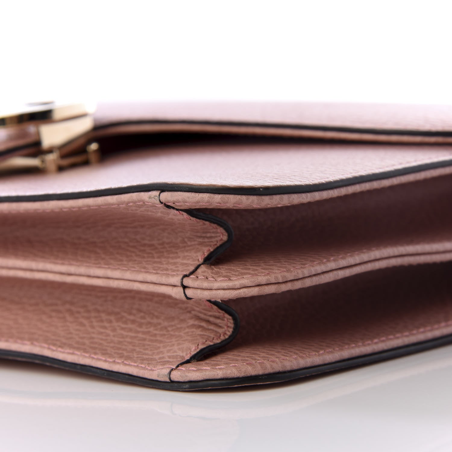 Gucci Dollar Calfskin Interlocking G Shoulder Bag Soft Pink 6 of 8