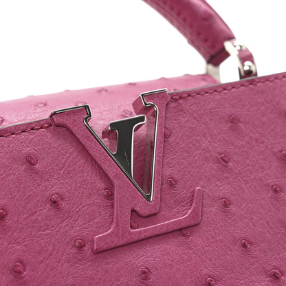 Louis Vuitton Ostrich Capucines Mini Fuchsia 10 of 10