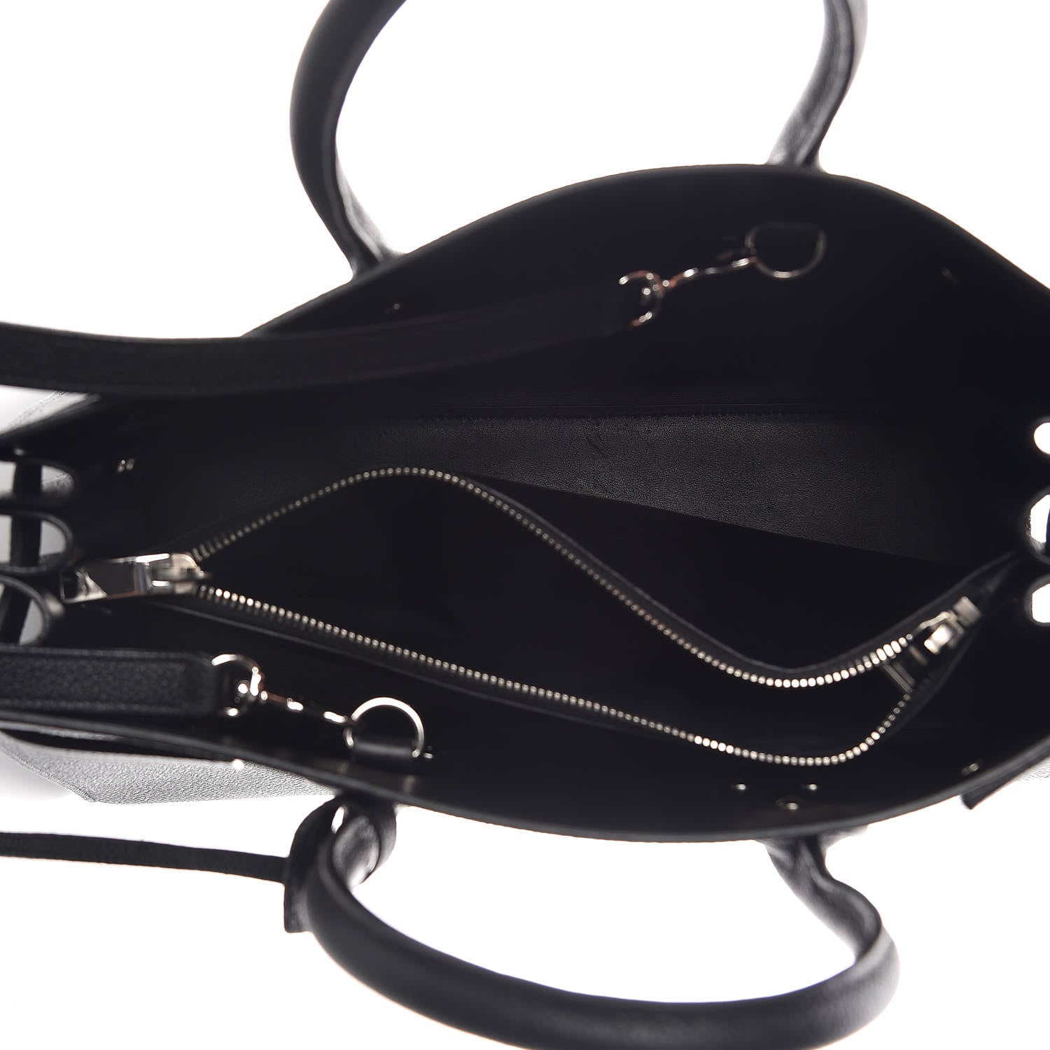 Saint Laurent Grained Calfskin Small Sac De Jour Black 6 of 17