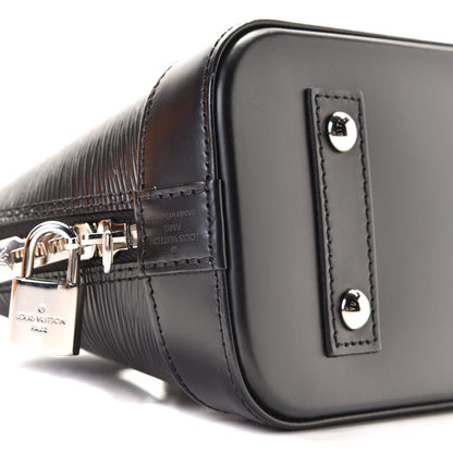 Louis Vuitton Epi Alma BB Black 7 of 9