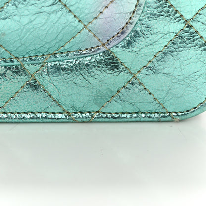 Chanel Metallic Goatskin Quilted 2.55 Reissue Wallet on Chain WOC Multicolor 13 of 15