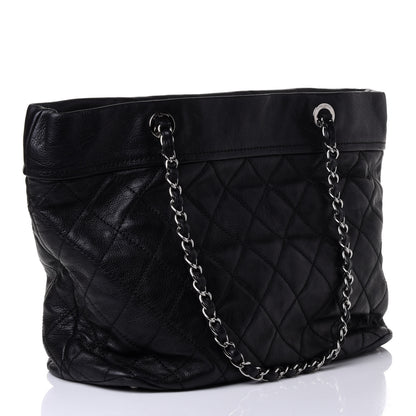 Chanel Calfskin Large Front Flap Tote Black 2 of 4