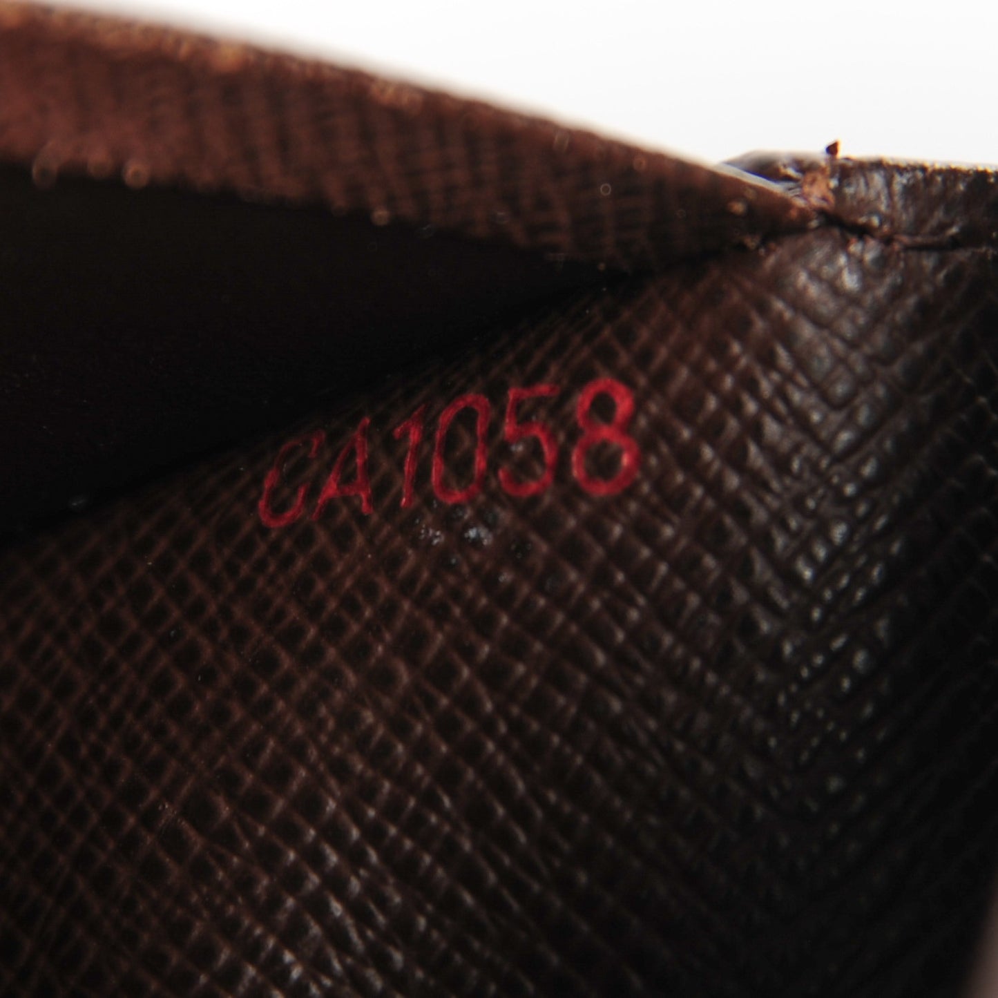 Damier Ebene Porte-Monnaie Billets Tresor Wallet
