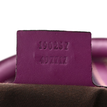 Gucci Monogram Vintage Web Small Boston Purple 7 of 13