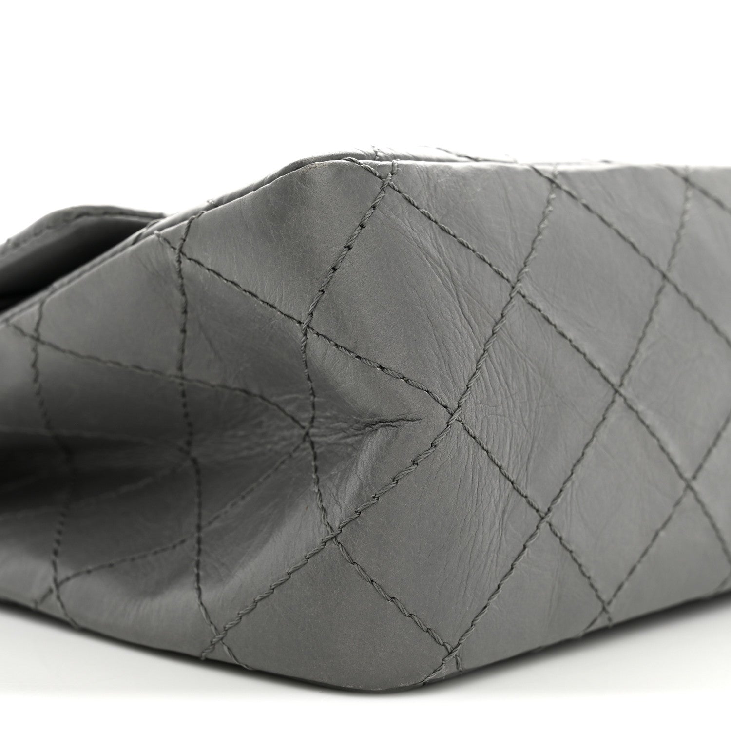 Chanel Aged Calfskin Quilted 2.55 Reissue 226 Flap Grey 9 of 11