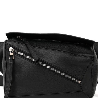 Loewe Calfskin Small Puzzle Bumbag Black 7 of 9