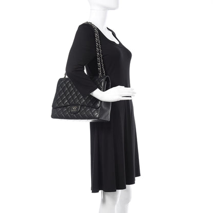 Chanel Caviar Quilted Maxi Single Flap Black 2 of 10