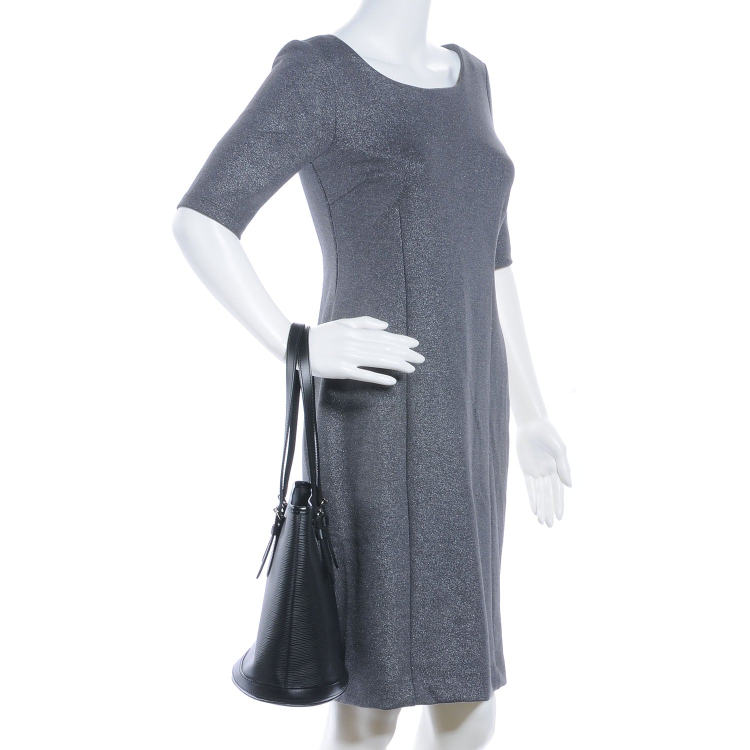 Louis Vuitton Epi Petit Bucket 23 Black 2 of 10