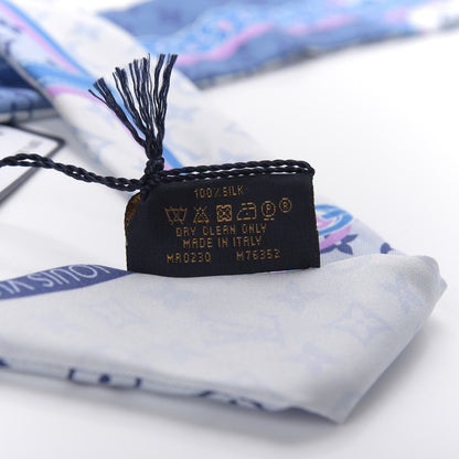 Louis Vuitton Silk Monogram Rising Confidential BB Bandeau Denim 4 of 4