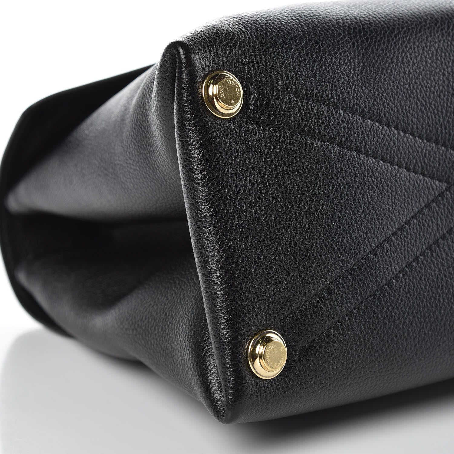 Louis Vuitton Grained Smooth Calfskin Rose Des Vents MM Black 5 of 11