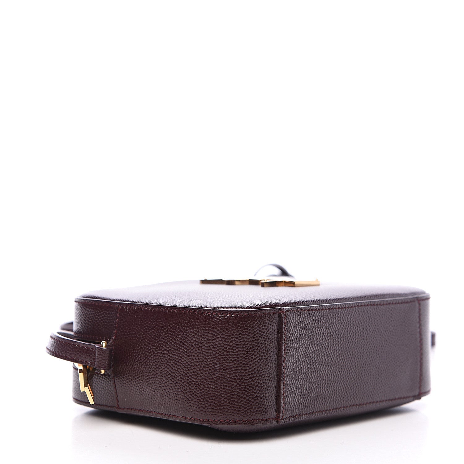 Saint Laurent Grain De Poudre Small Classic Monogram Camera Bag Amaranto 3 of 8