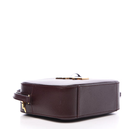 Saint Laurent Grain De Poudre Small Classic Monogram Camera Bag Amaranto 3 of 8