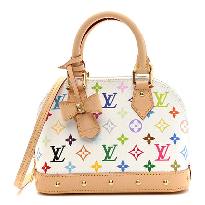 Louis Vuitton LV x TM Monogram Multicolor Alma BB White 1 of 10