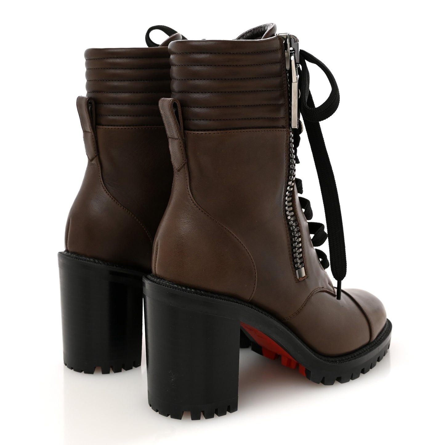 En Hiver Mixed Dual-Zip 70 Booties 35 Arabica