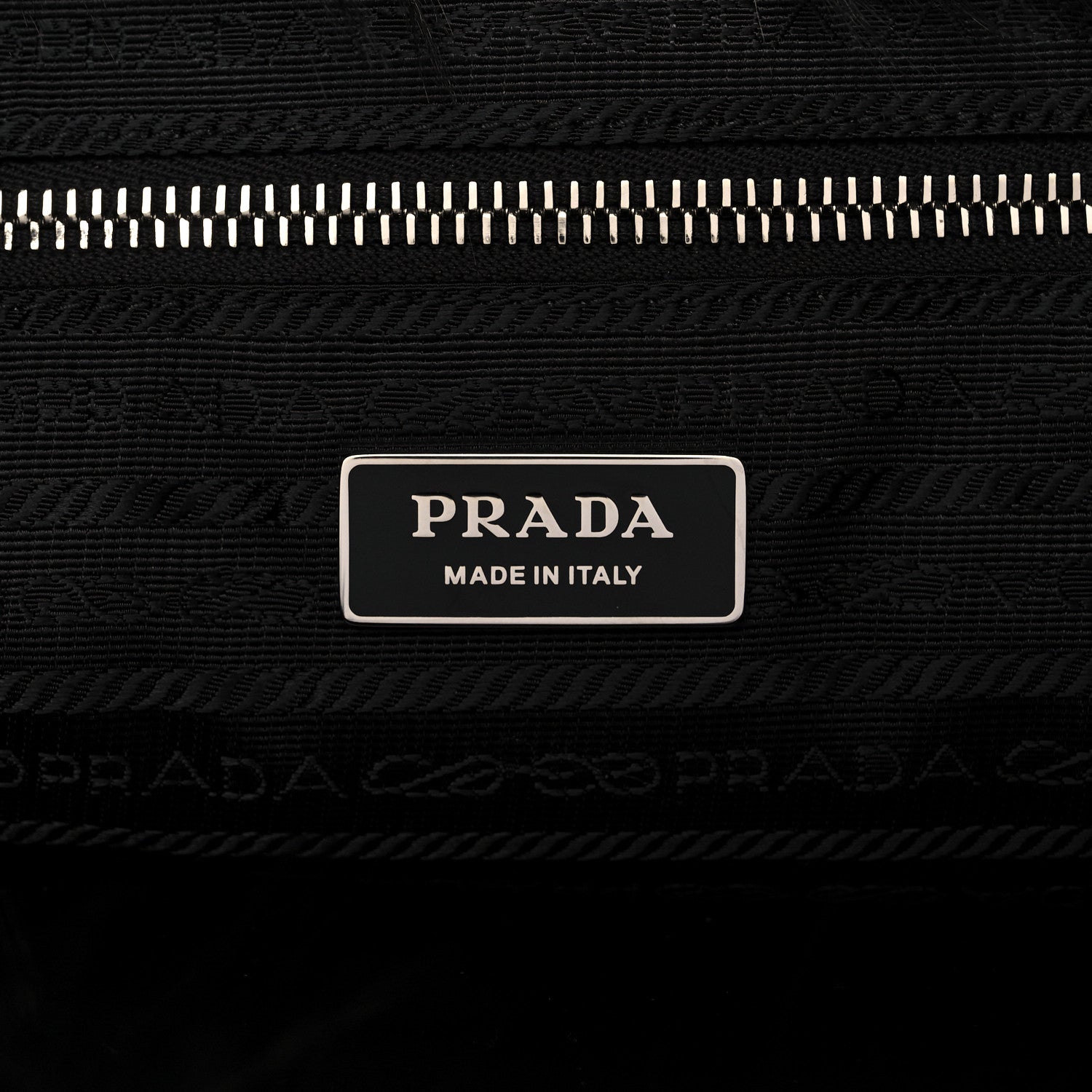Prada Faux Fur Tote Black 6 of 9