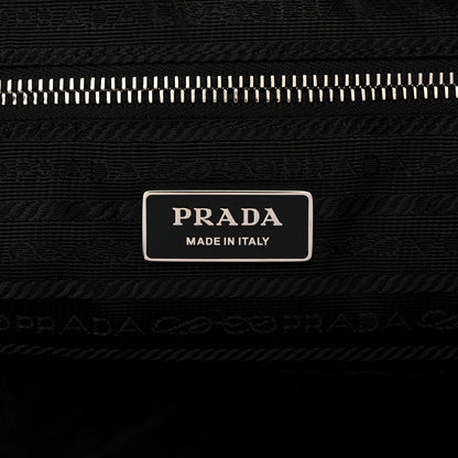 Prada Faux Fur Tote Black 6 of 9
