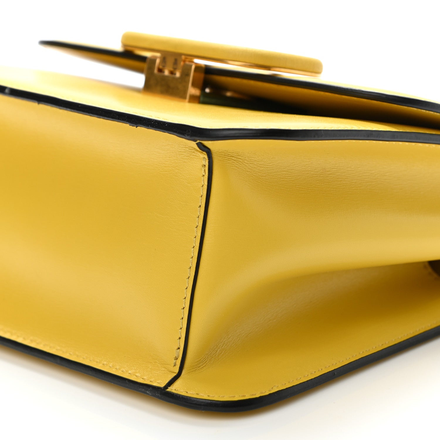 Valentino Garavani Smooth Calfskin Small VSling Shoulder Bag Senape 10 of 13
