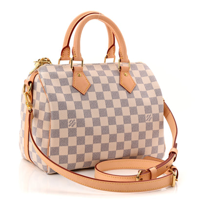 Louis Vuitton Damier Azur Speedy Bandouliere 25 3 of 9