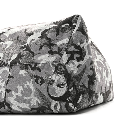 Marc Jacobs Denim Camo XL The Sack Bag Grey 10 of 10