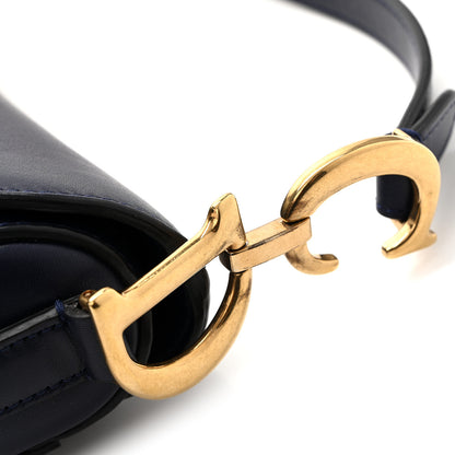 Christian Dior Calfskin Mini Saddle Bag Blue 12 of 13