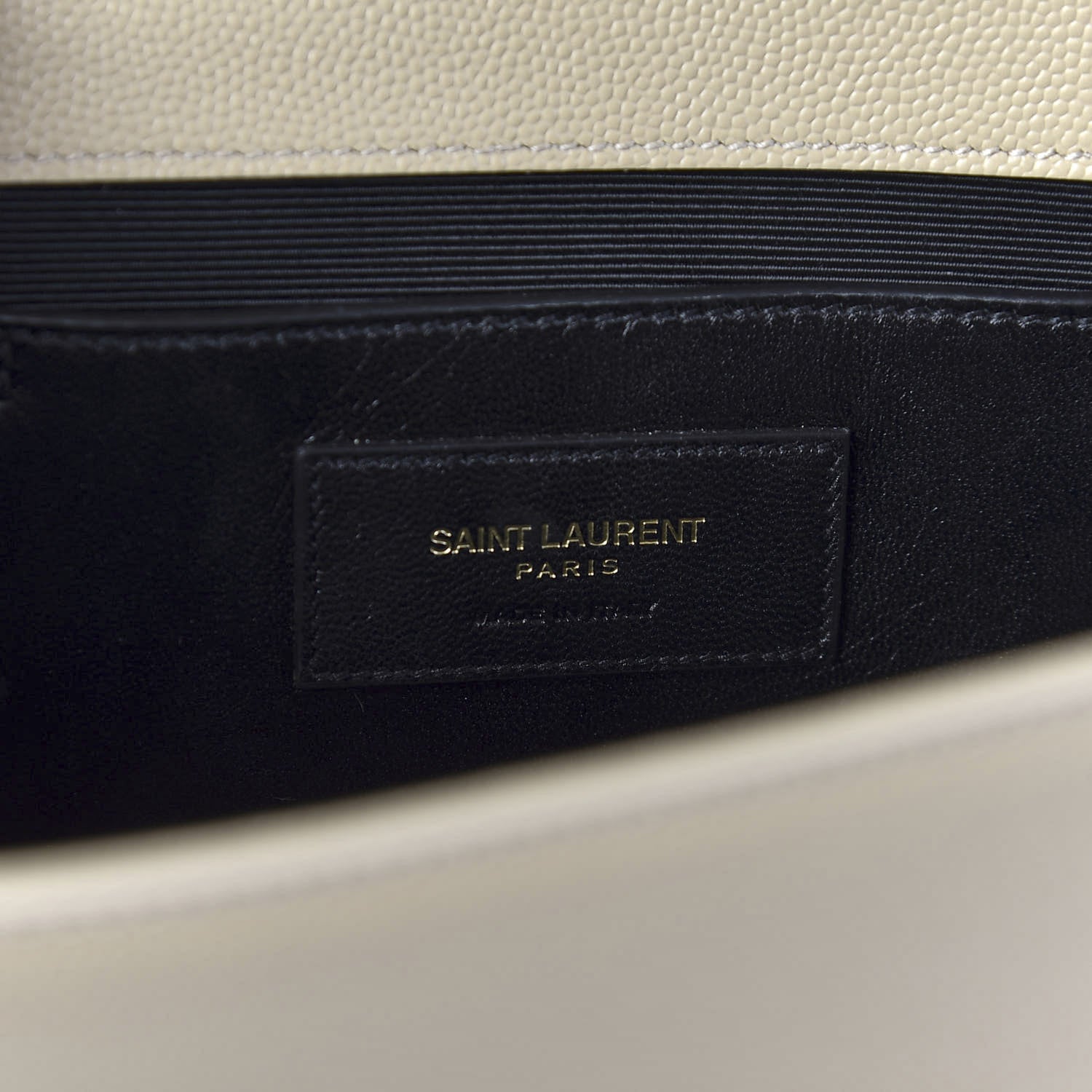 Saint Laurent Grain De Poudre Medium Monogram Kate Satchel Nude Powder 6 of 10