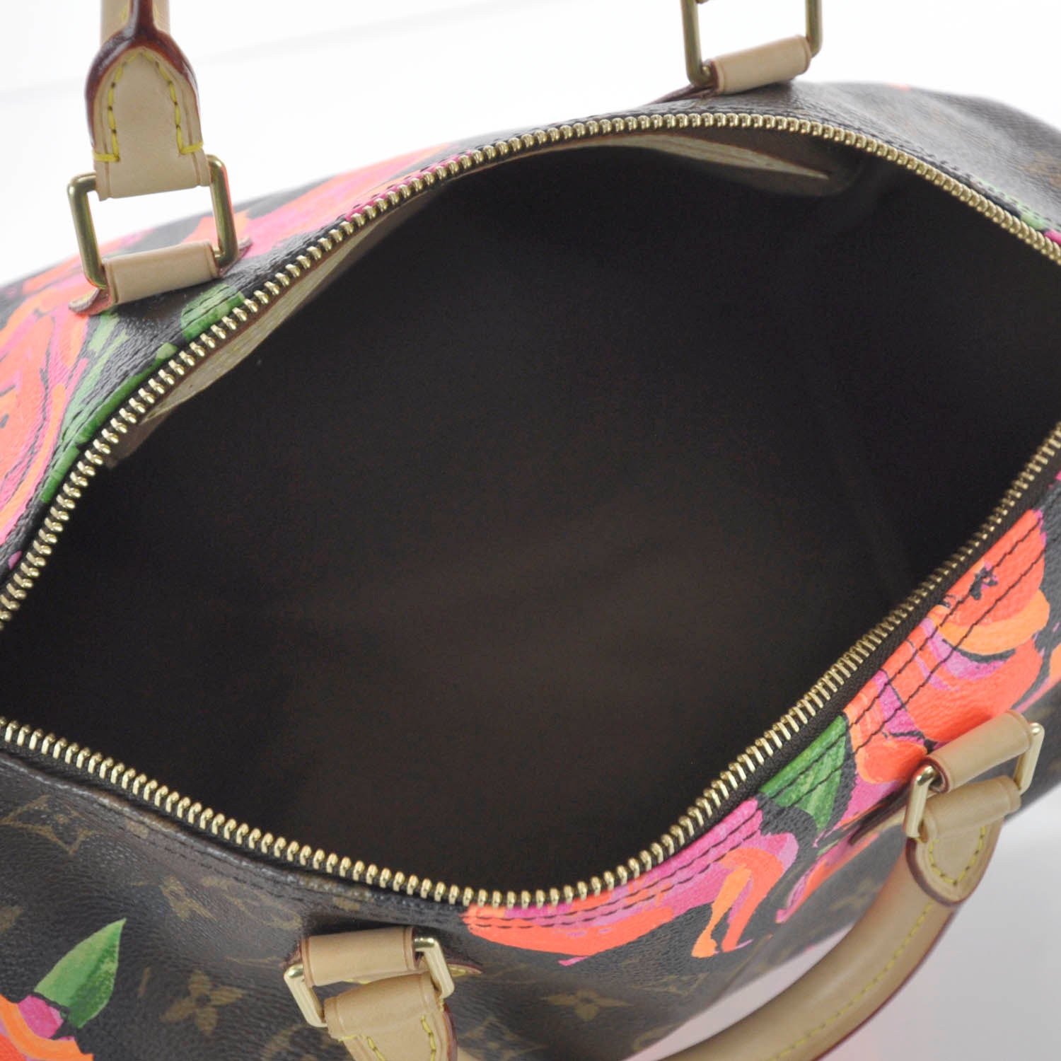 Louis Vuitton Monogram Roses Speedy 30 6 of 7