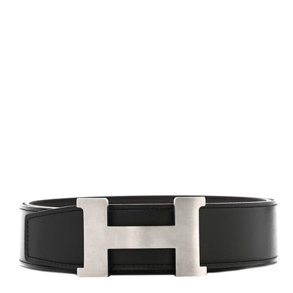 Hermes 135 Togo 38mm Constance H Belt 100 Black Chocolate 1 of 9