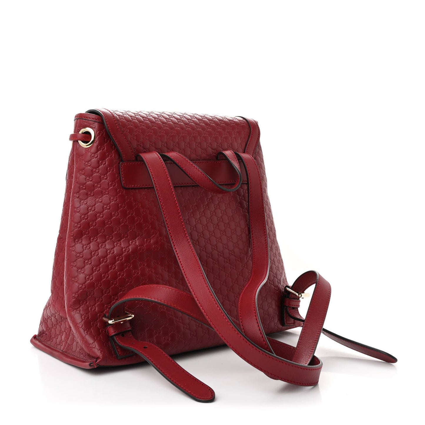 Microguccissima Drawstring Backpack Red