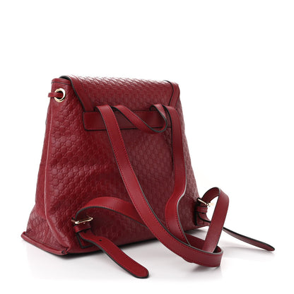 Gucci Microguccissima Drawstring Backpack Red 2 of 11