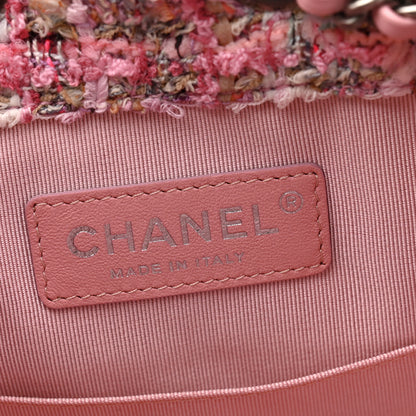 Chanel Tweed Calfskin Quilted Gabrielle Backpack Pink 6 of 11