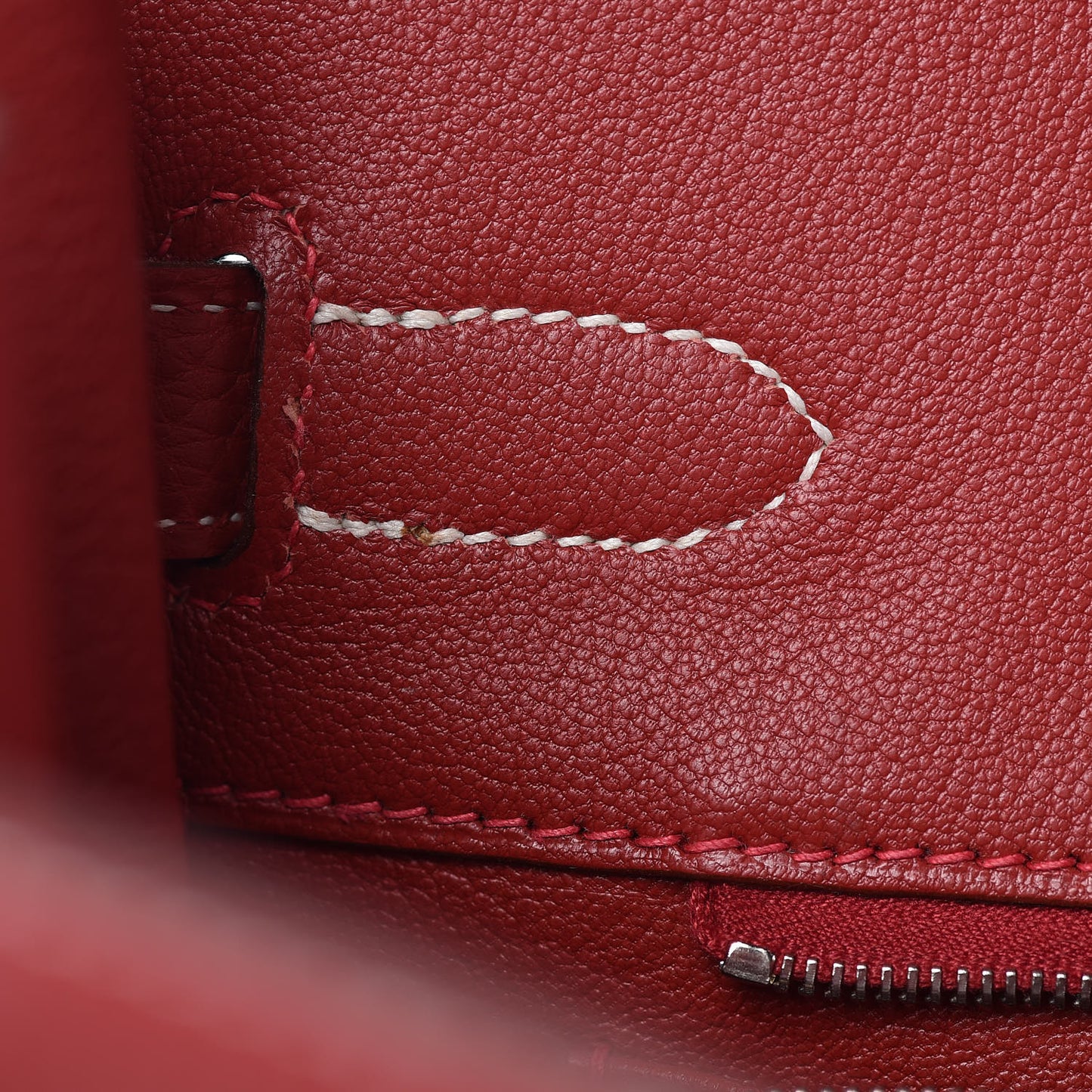 Togo Horseshoe Birkin 35 Rouge Garance