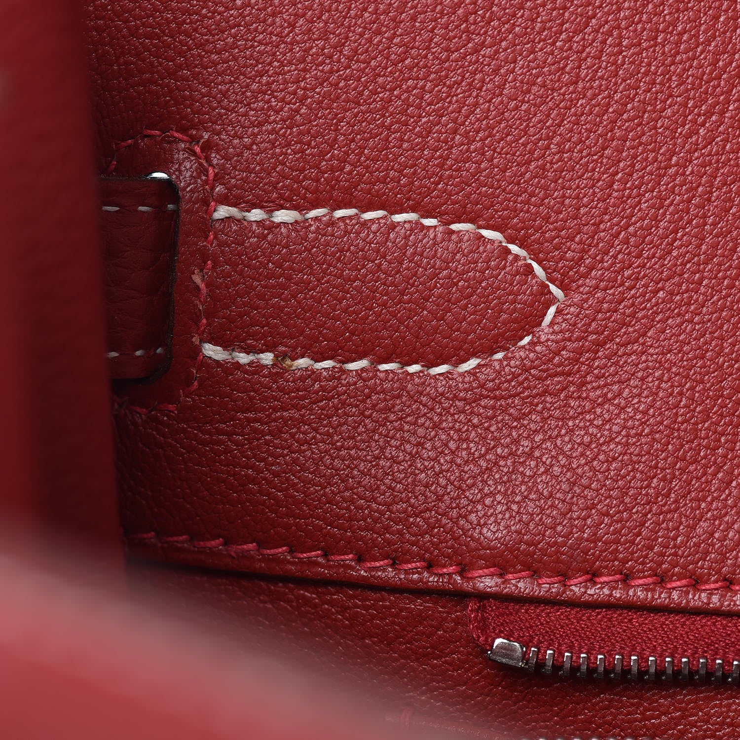 Hermes Togo Horseshoe Birkin 35 Rouge Garance 17 of 42