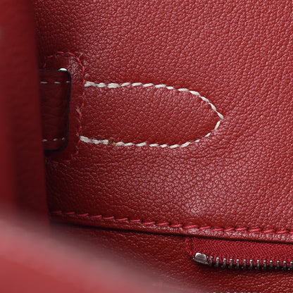 Hermes Togo Horseshoe Birkin 35 Rouge Garance 17 of 42