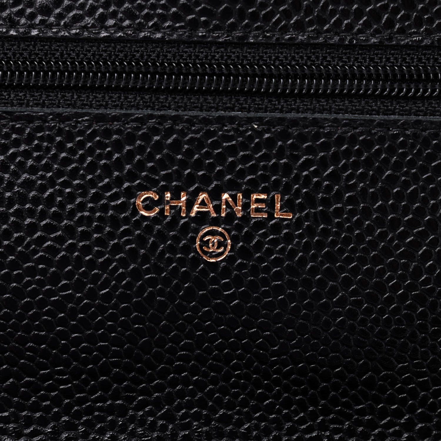 Chanel Caviar Quilted Wallet On Chain WOC Black 6 of 10