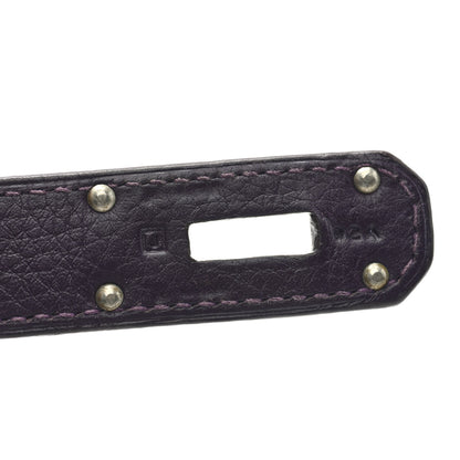 Hermes Taurillon Clemence JPG Birkin 42 Raisin 7 of 10